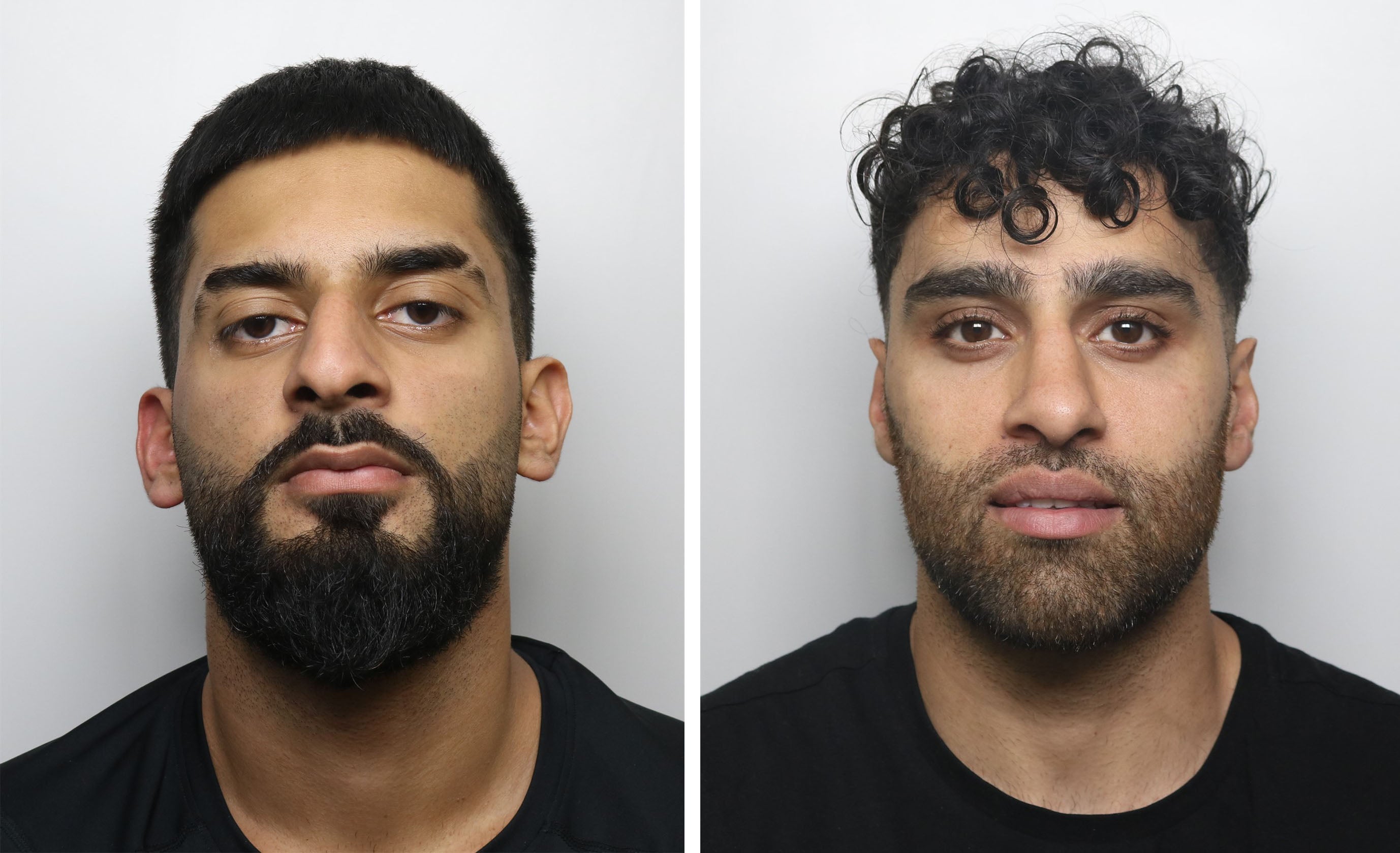 Sameer Ali, 21, and Adnan Ghafoor, 31, were sentenced to 20 and 18 months in prison respectively at Leeds Crown Court.