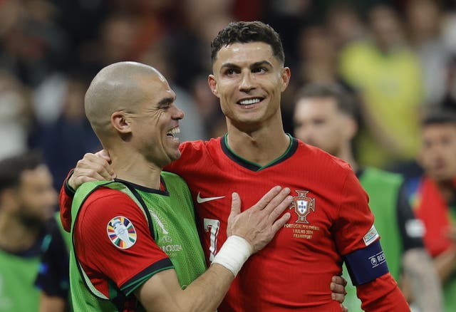 <p>Pepe formed a close friendship with former Real Madrid and Portgual teammate Cristiano Ronaldo. </p>