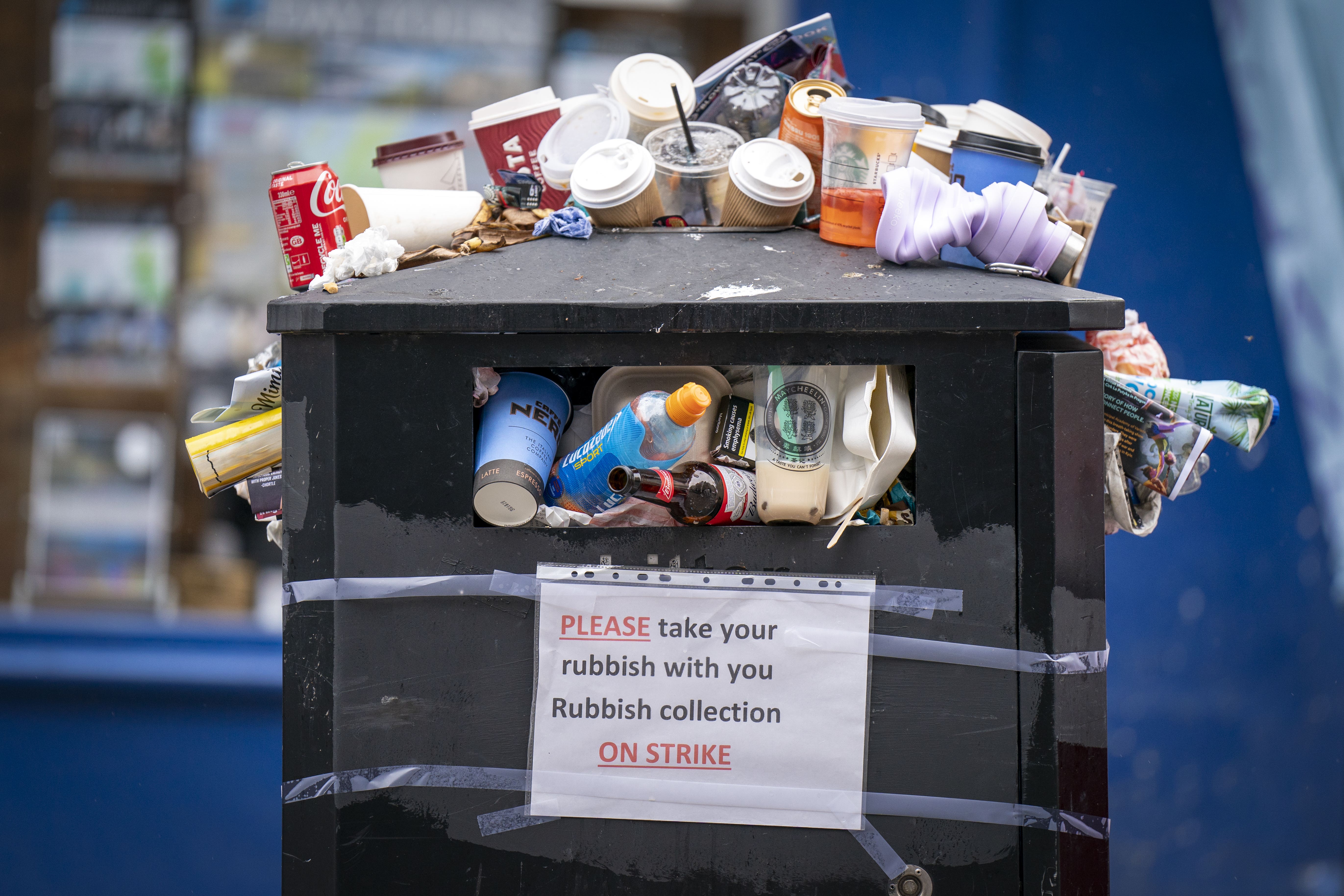 Unions are gearing up for a new pay offer which could avert bin strikes (Jane Barlow/PA)