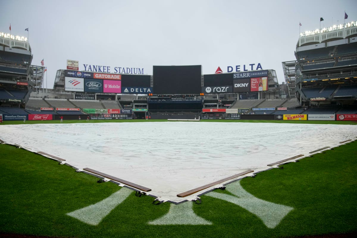 Yankees vs. Rangers game postponed Friday due to rain