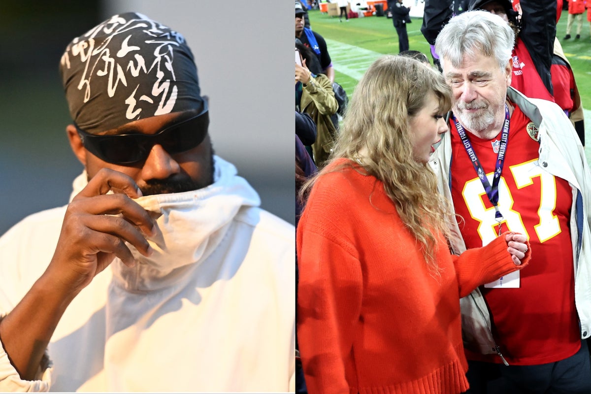 Travis Kelce’s dad has cutting reaction to lyric about son and Taylor Swift on new Kanye West song