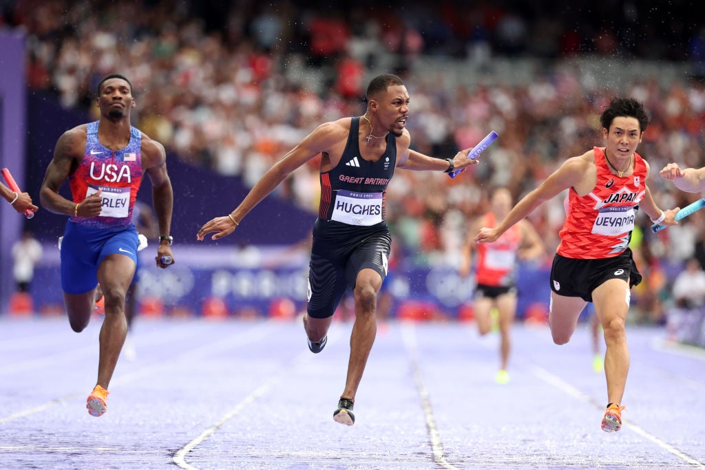 Hughes crosses the line to win bronze