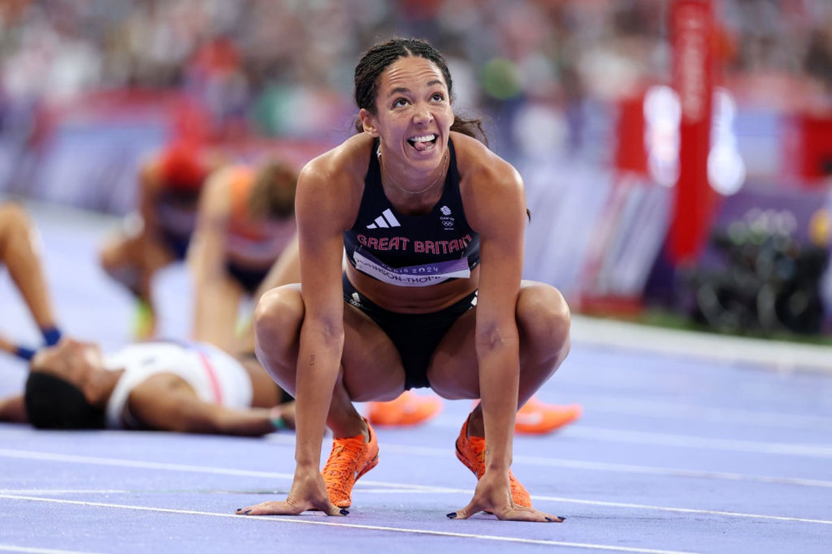 Katarina Johnson-Thompson wins Olympic silver after dramatic heptathlon finish