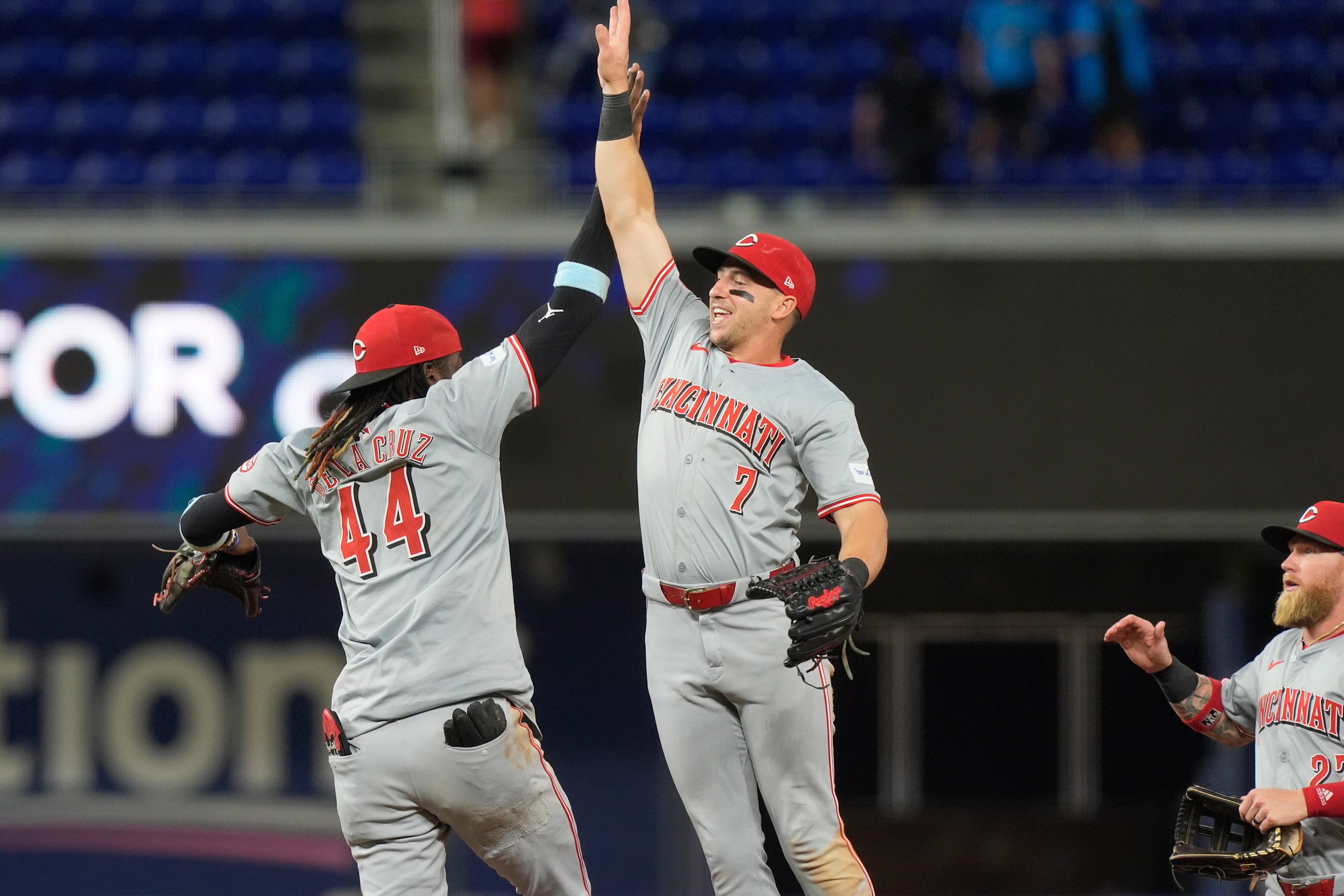 Reds Marlins Baseball
