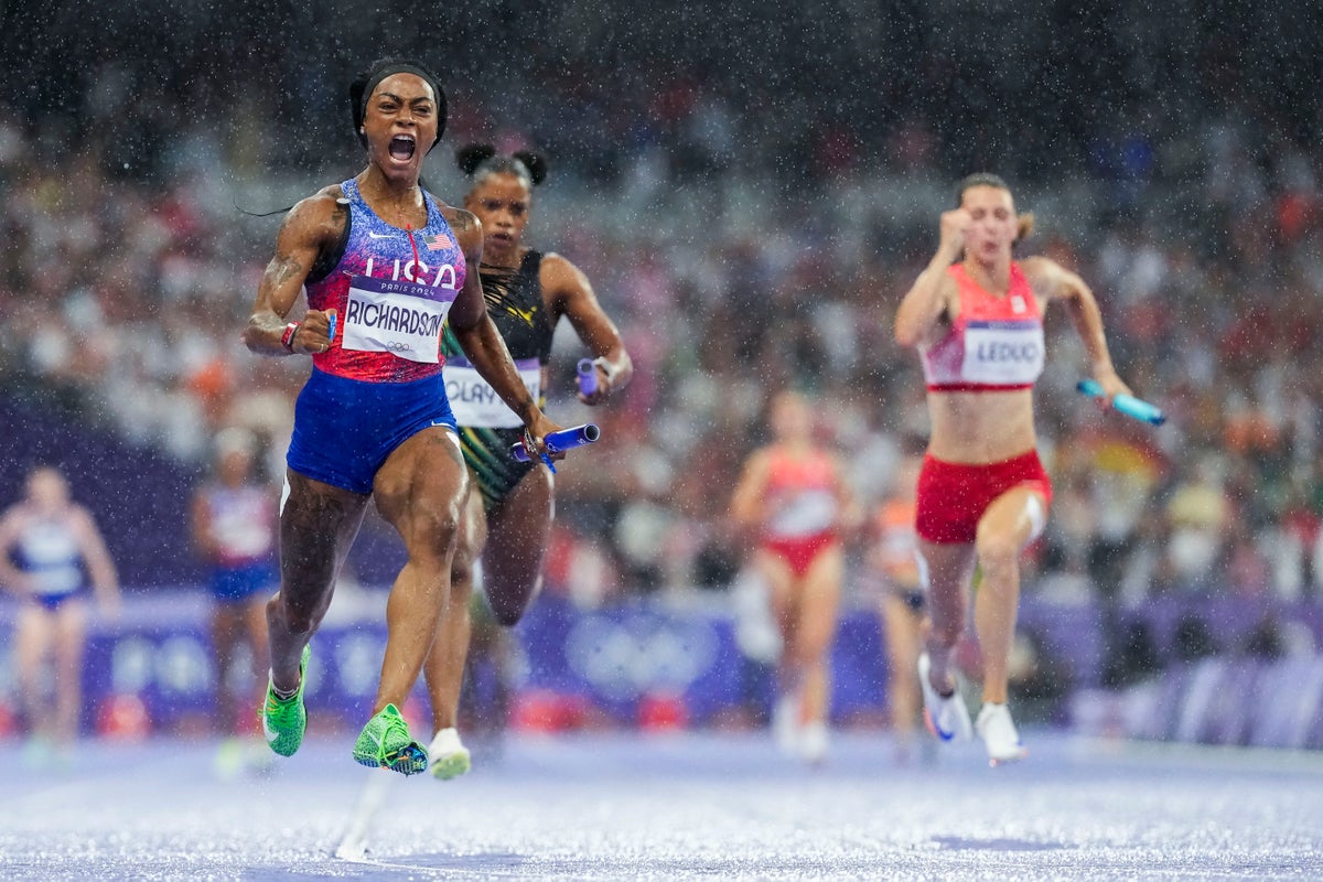 AP PHOTOS: Olympic highlights from Day 14 of the Paris Games