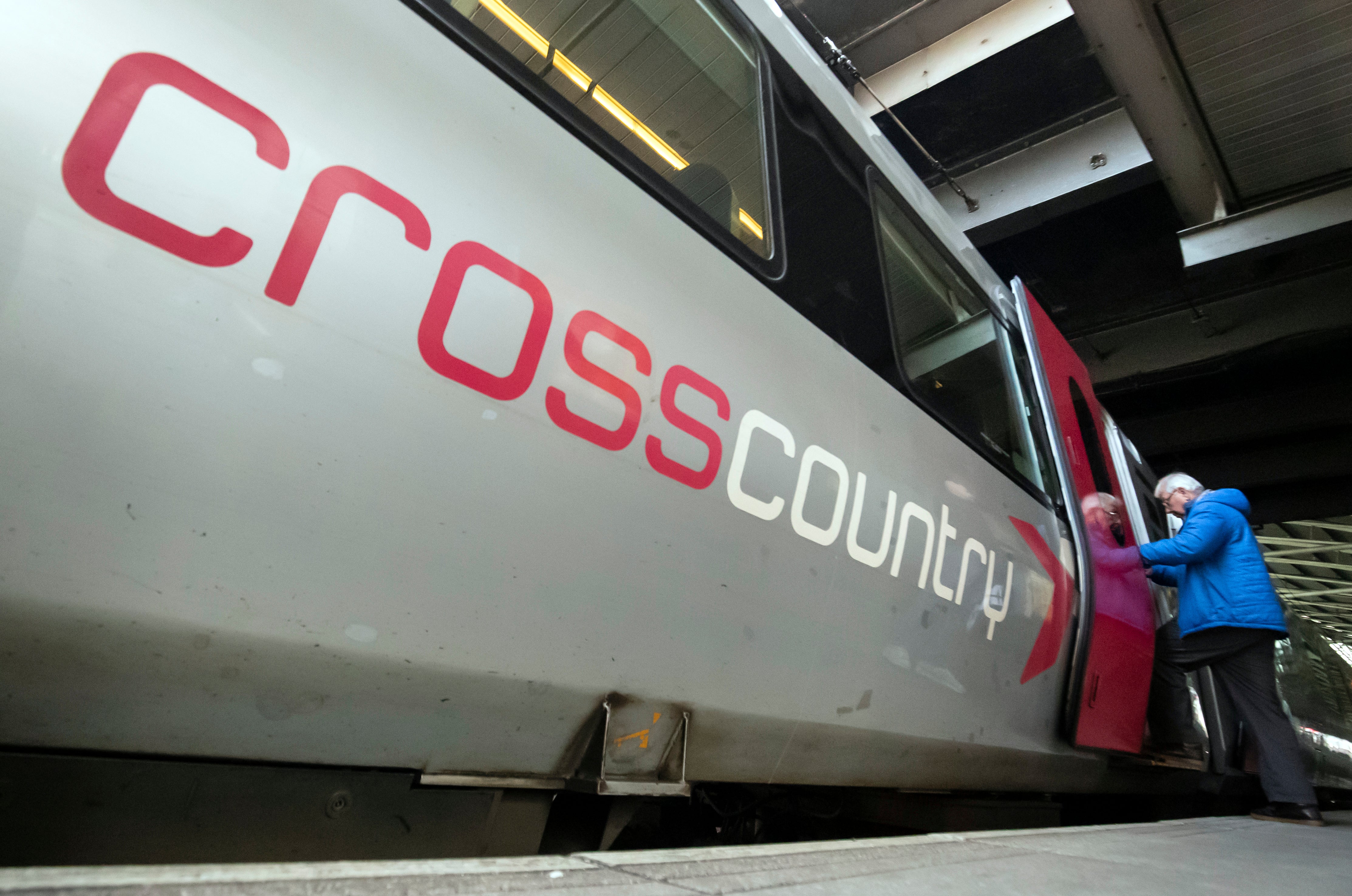 A CrossCountry train at Leeds train station (Danny Lawson/PA)