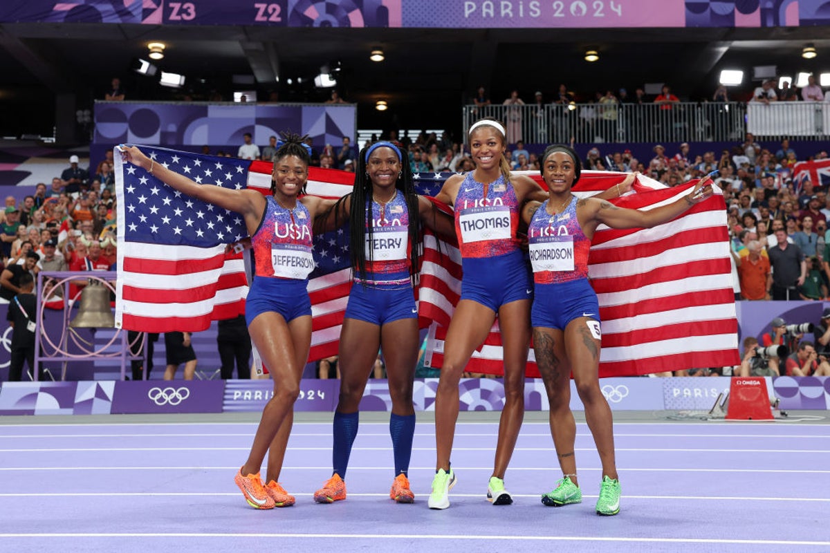 Olympic medal table: USA battle China for top spot at Paris 2024