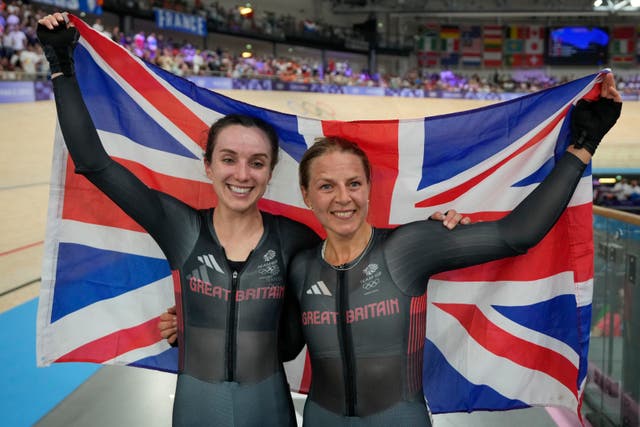 <p>Neah Evans and Elinor Barker won silver in the women’s madison.</p>