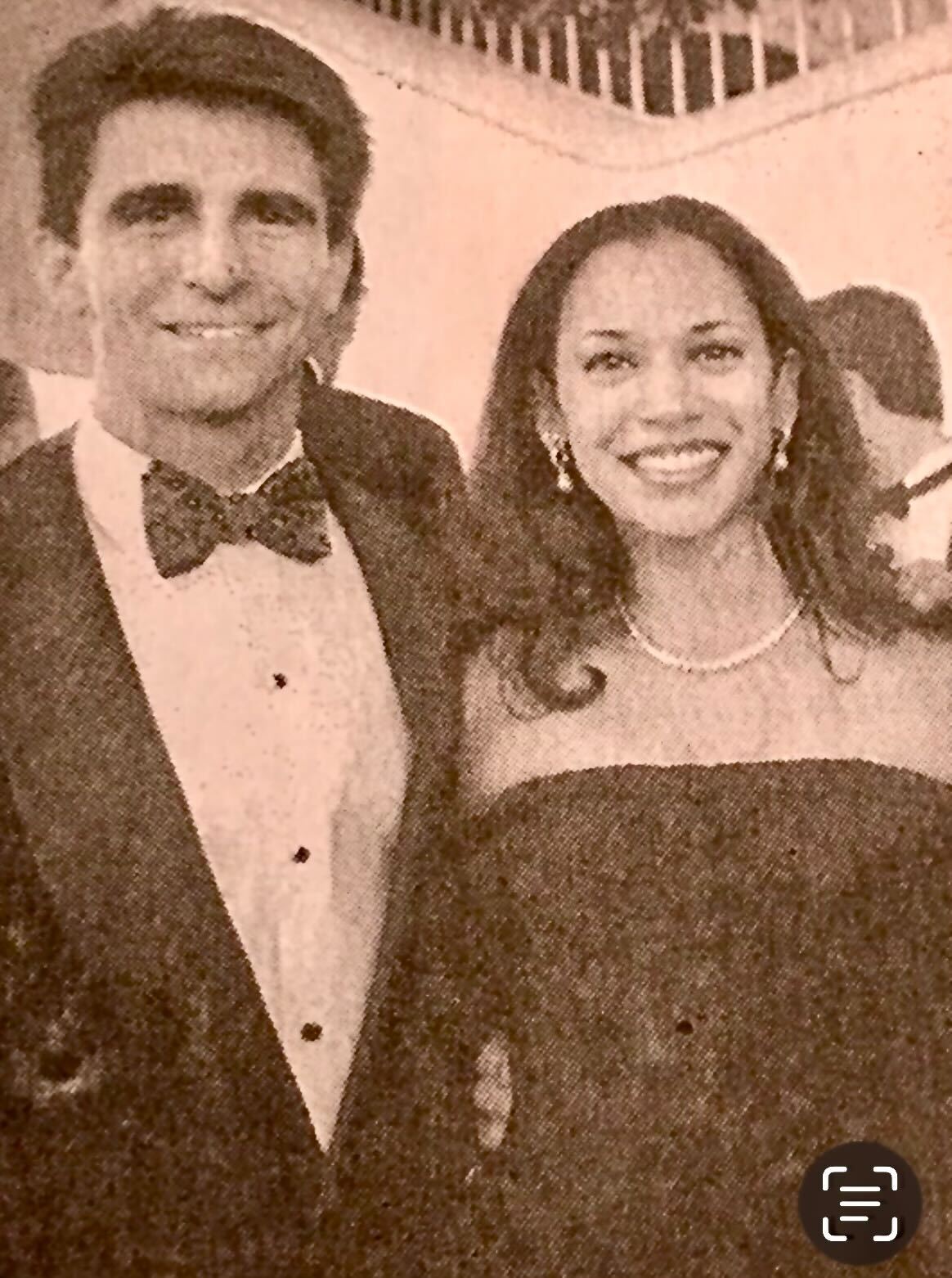 Mark Leno and his old friend Kamala Harris photographed by the San Francisco Chronicle while attending a symphony orchestra performance in 1996