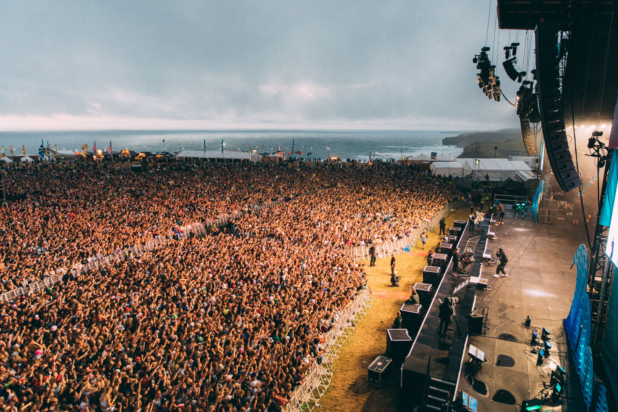 File photo of Boardmasters music and surfing festival in Cornwall, where revellers were left ‘terrified’ following a crowd crush