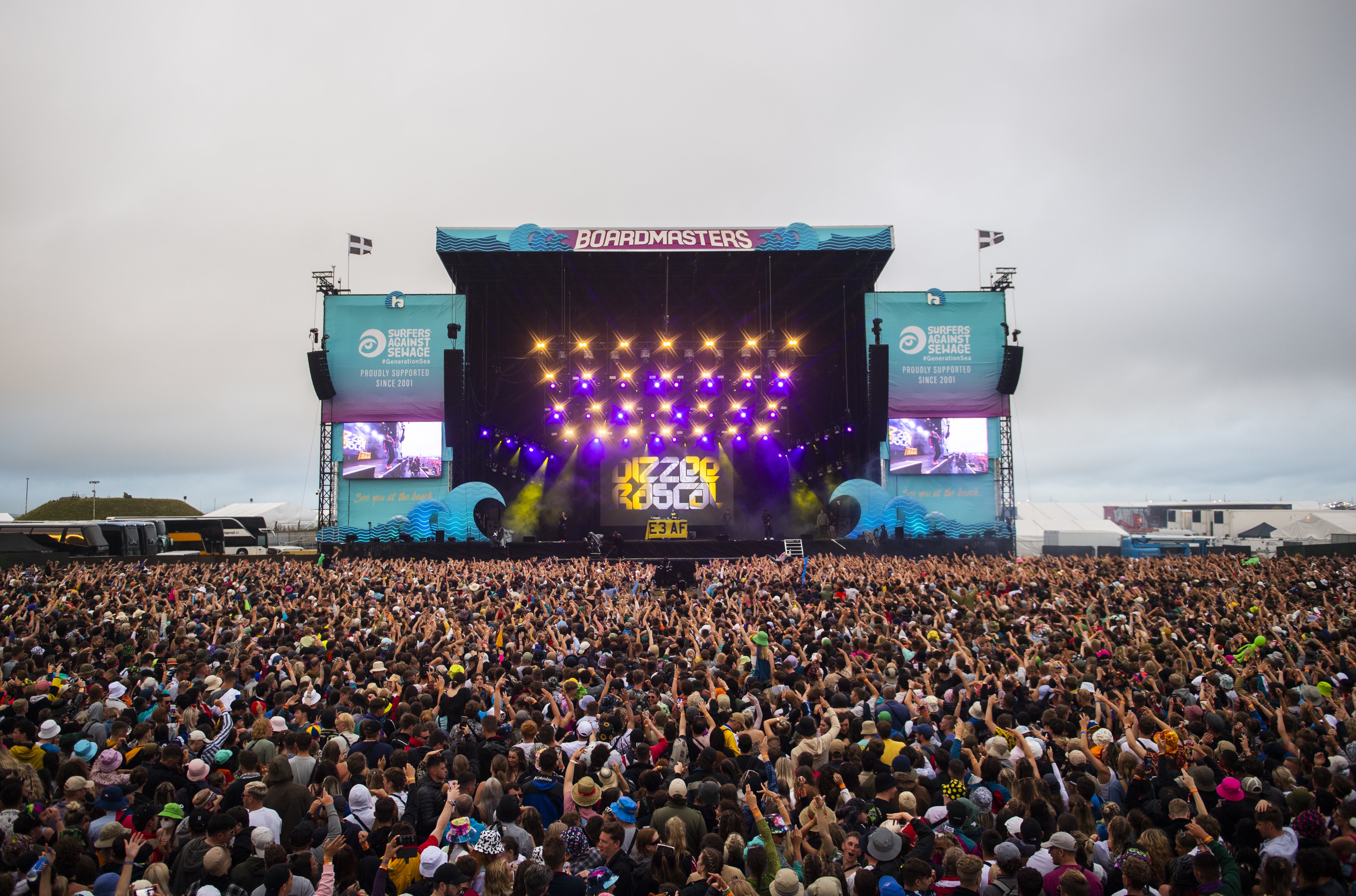 A file photo of Boardmasters music festival