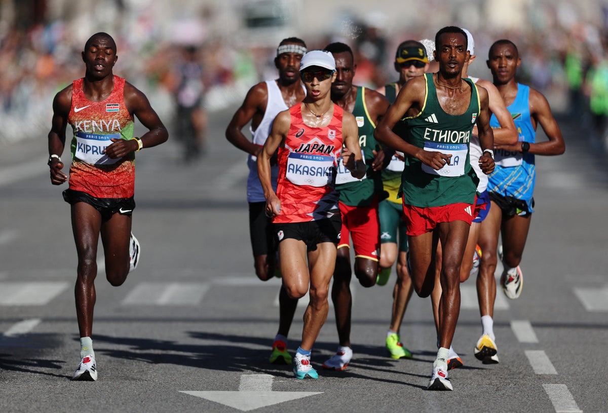 Olympics 2024 LIVE: Marathon updates as Eliud Kipchoge dropped chasing history as Emile Cairess targets medal