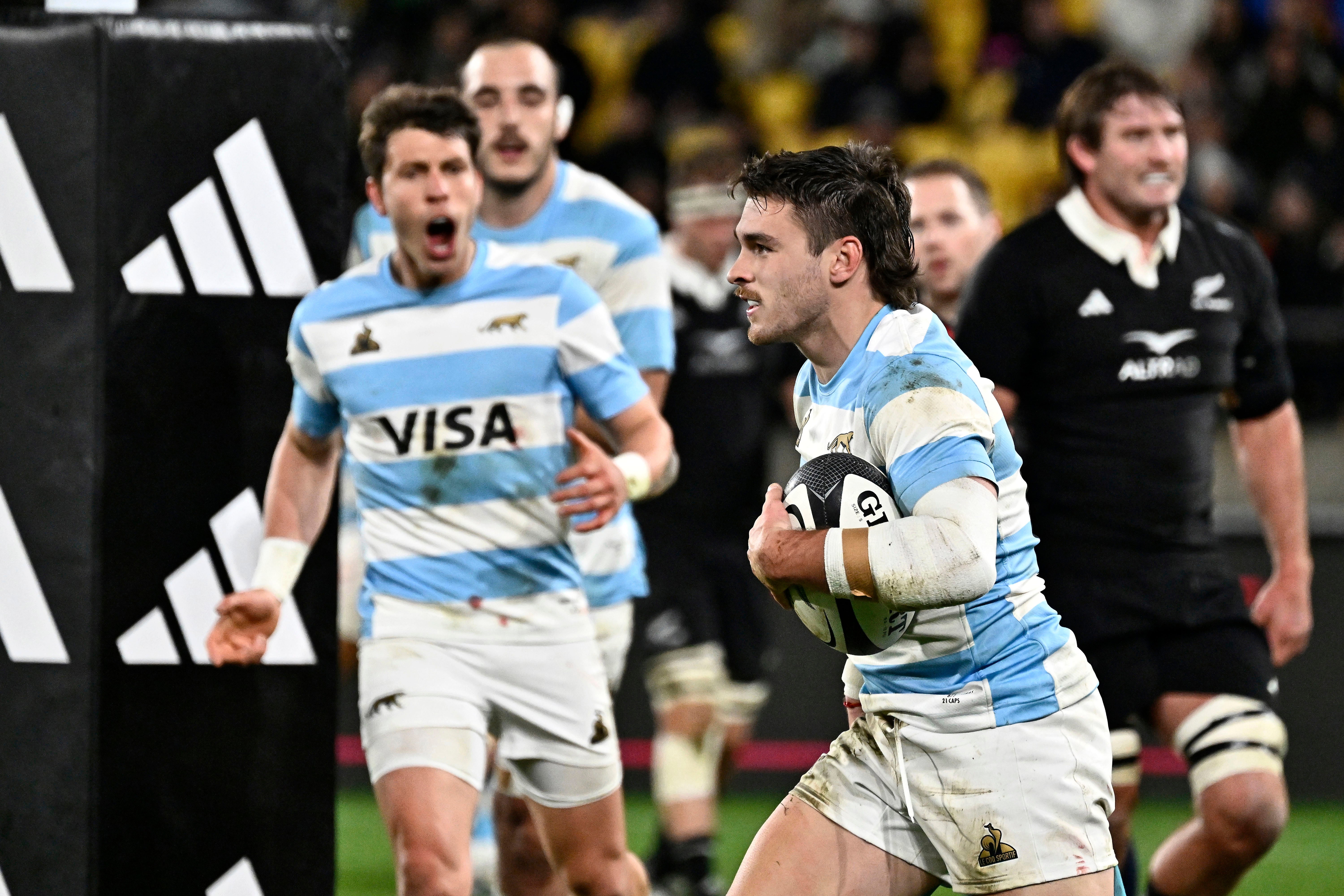 The All Blacks were beaten in Wellington by Argentina