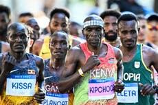 Olympics marathon results and times: Tamirat Tola wins and Eliud Kipchoge fails to finish men’s race