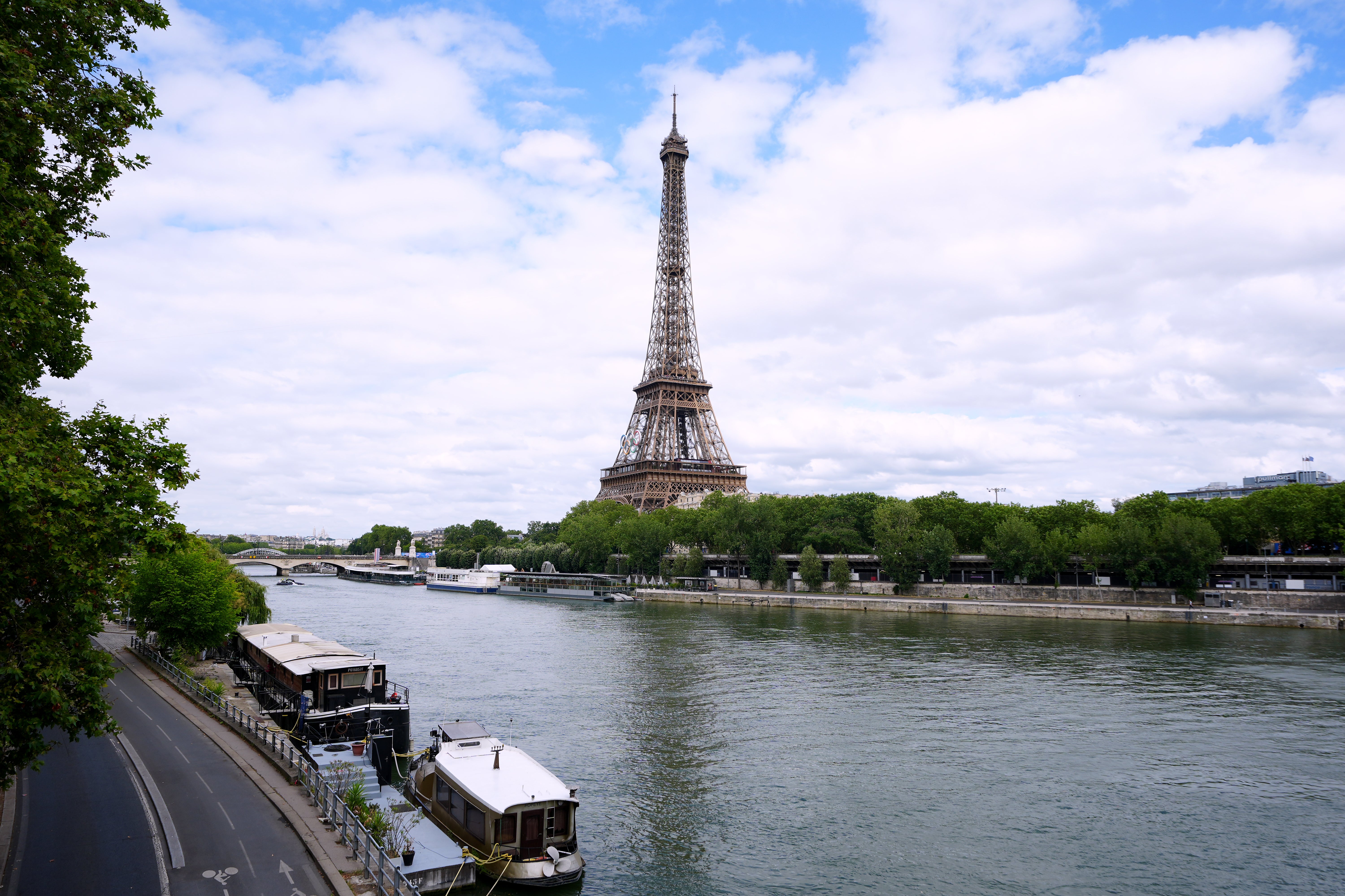 The water quality of the River Seine came in for scrutiny (Peter Byrne/PA)