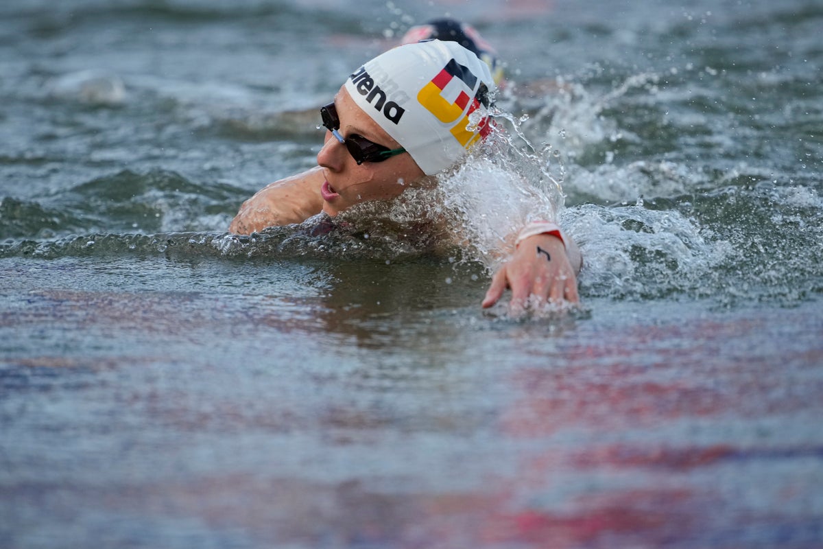 German open water athlete falls ill after swimming in the Seine River