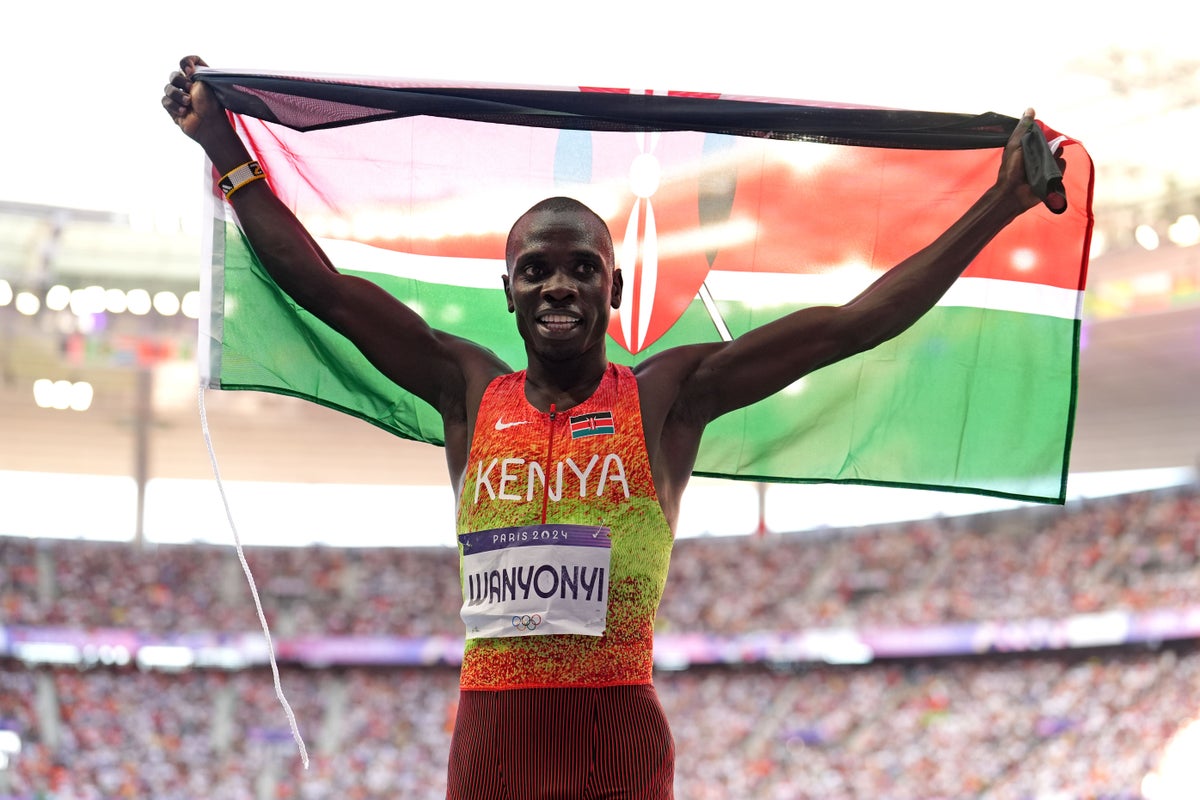 Kenyan Emmanuel Wanyonji takes 800 metres gold with personal best