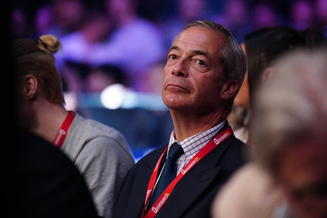 <p>Nigel Farage (Zac Goodwin/PA)</p>