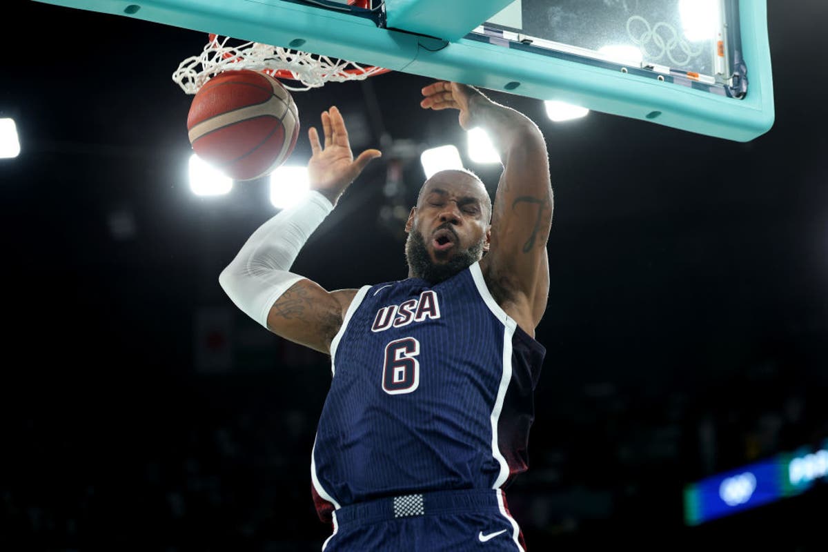 Olympics basketball LIVE: USA v France score updates as LeBron meets Wembanyama