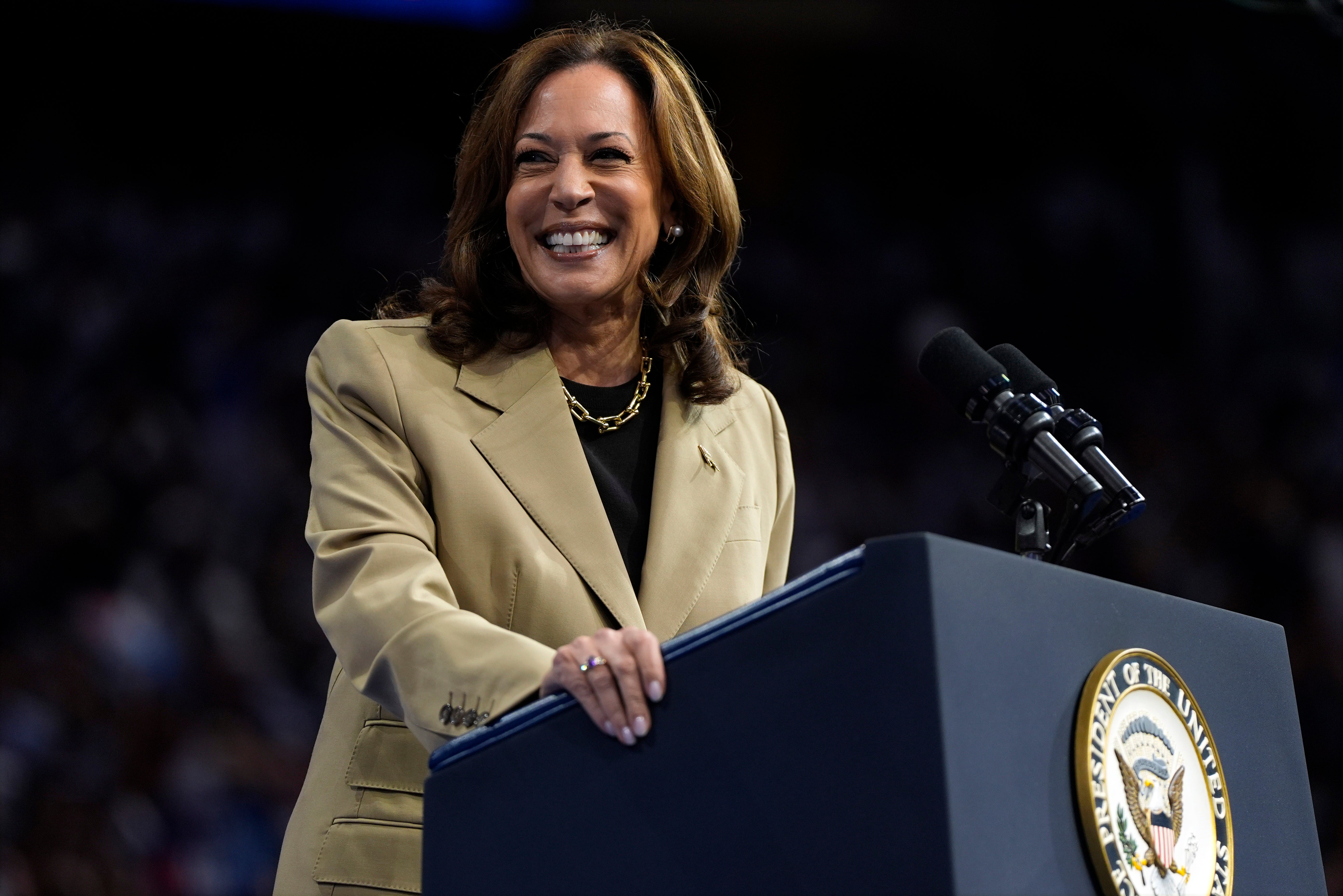 More Americans trust Harris to handle economy first time in a year a