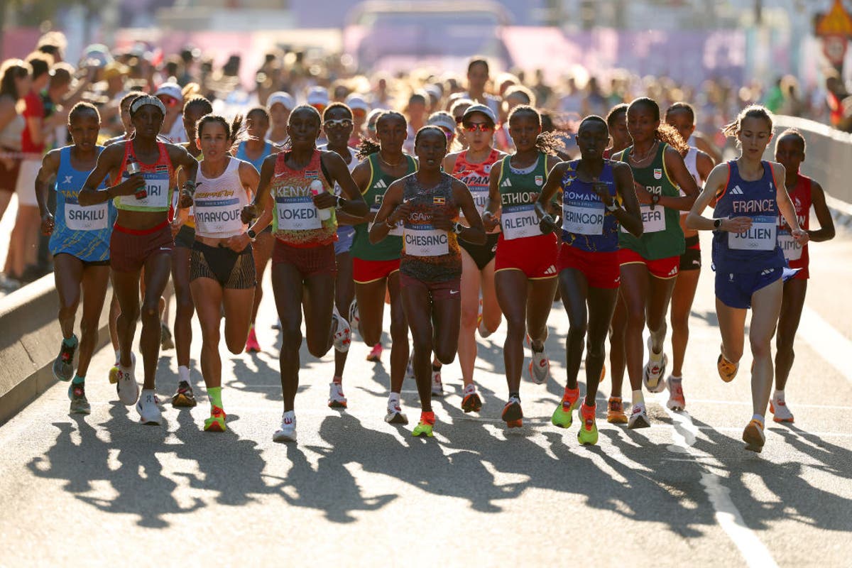 Olympic Games 2024 LIVE: Women’s marathon updates including Tigist Assefa ahead of Emma Finucane in track cycling