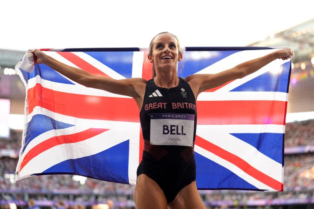 Georgia Bell won 1500 metres bronze on her Olympic debut (Martin Rickett/PA)