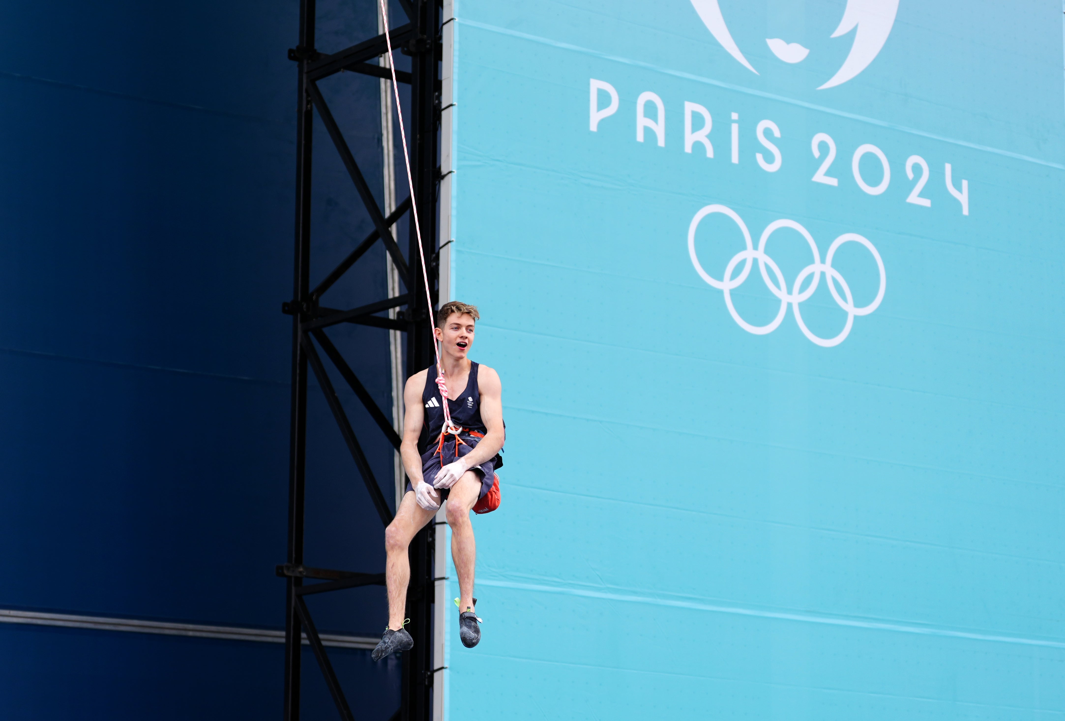 Sport climbing was a new entry on Britain’s list of medals thanks to Toby Roberts (Peter Byrne/PA)