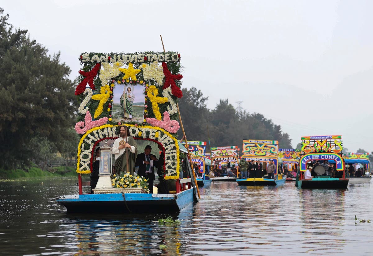 St. Jude procession in Mexico