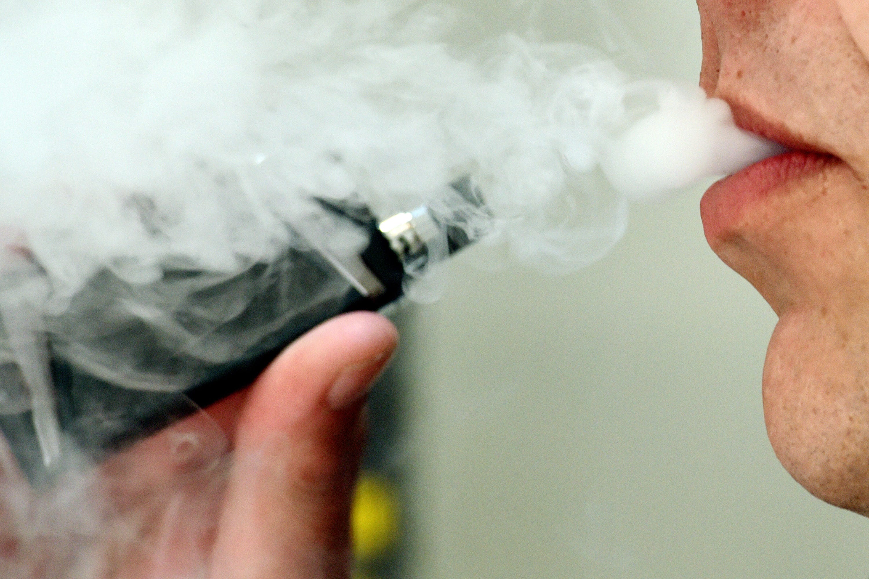 There are fears that many children in the UK can access vapes (Nicholas T Ansell/PA)