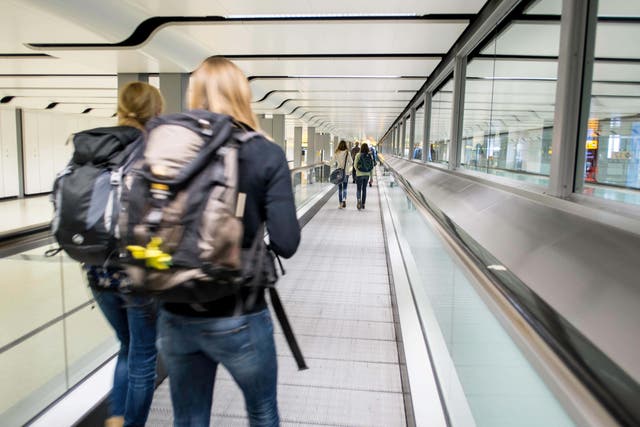 Heathrow Airport said it has suffered a 90,000 decline in passenger numbers on routes included in a £10 per person Government scheme (Alamy/PA)