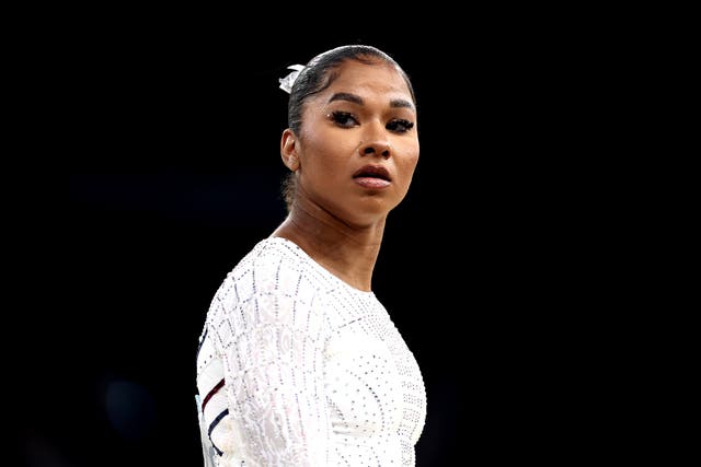 <p>Jordan Chiles ganó el oro por equipos en París 2024, pero podría haberse quedado sin medalla individual </p>