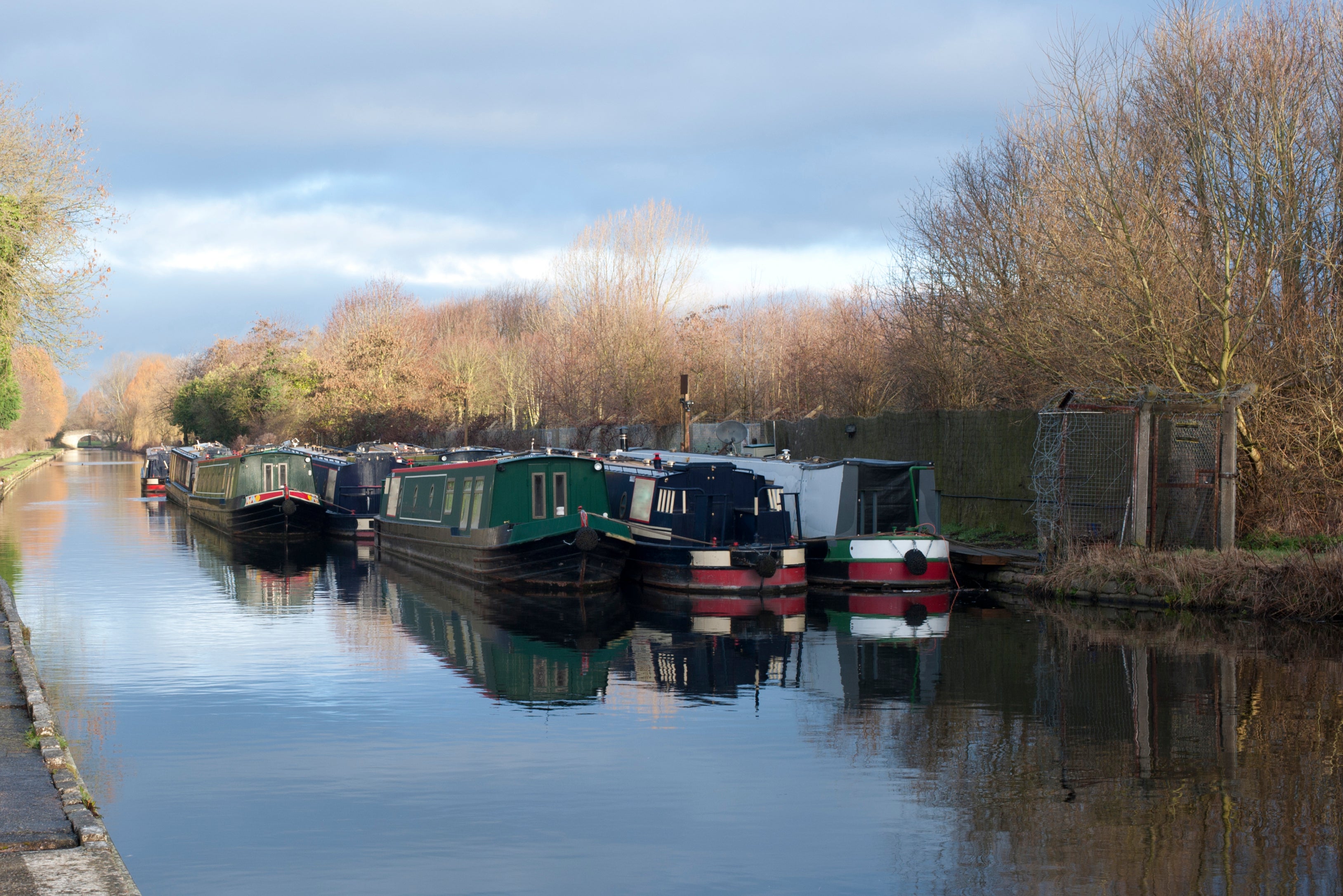 The Old Main Line canal runs through Wolverhampton