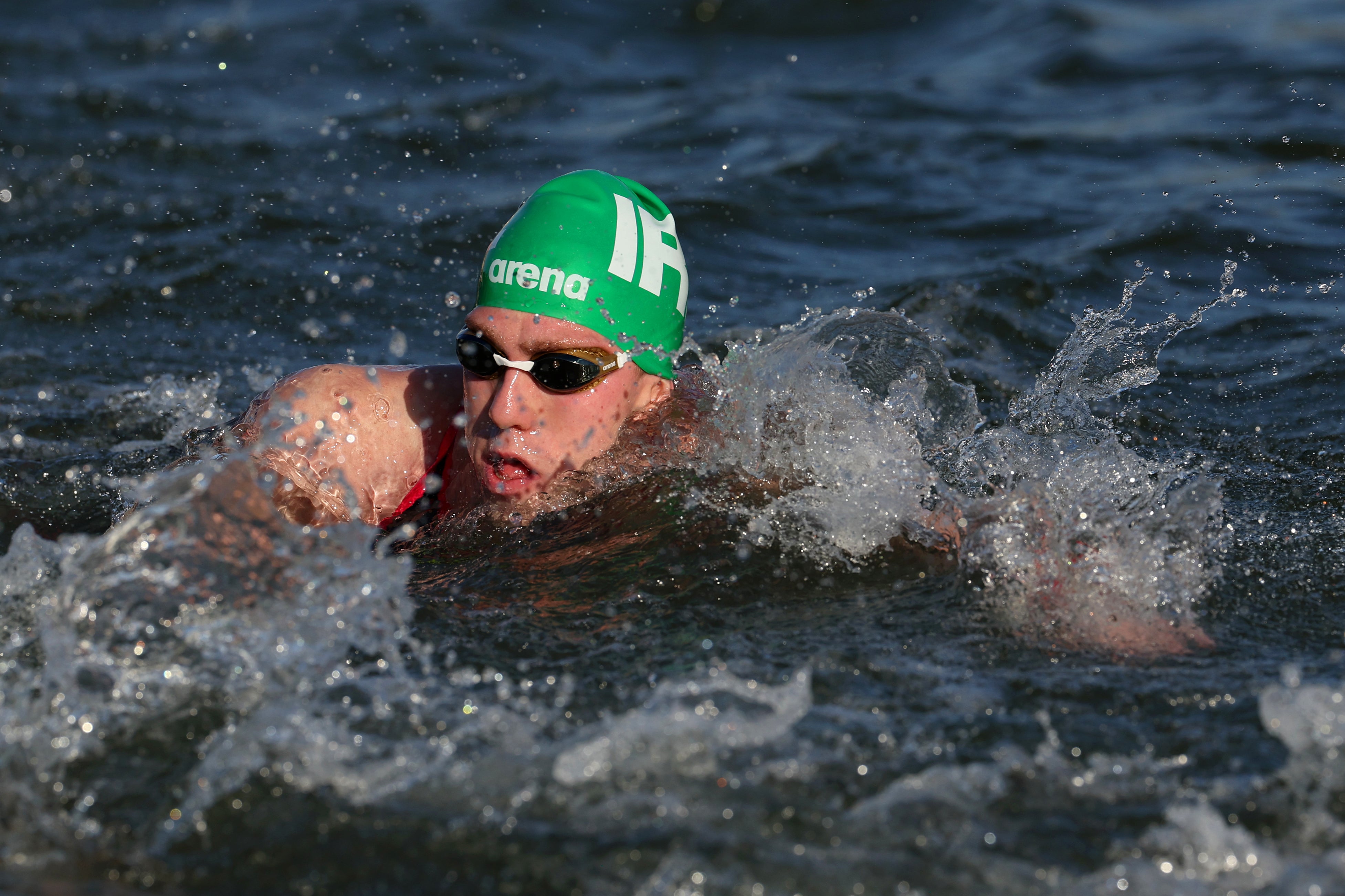 Daniel Wiffen finished 18th in the men’s 10km open water final