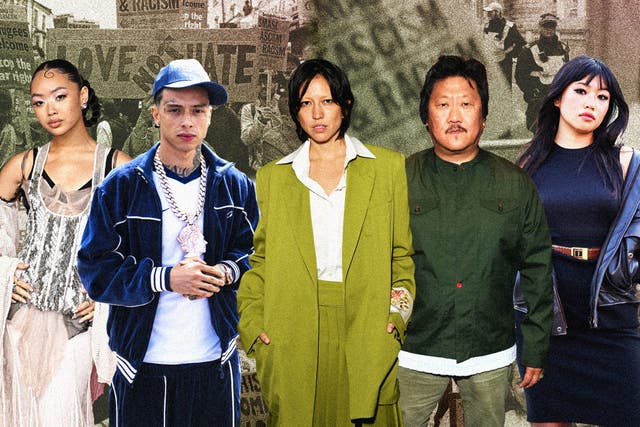 <p>From left to right: Griff, Central Cee, Sonoya Mizuno, Benedict Wong, Beabadoobee </p>