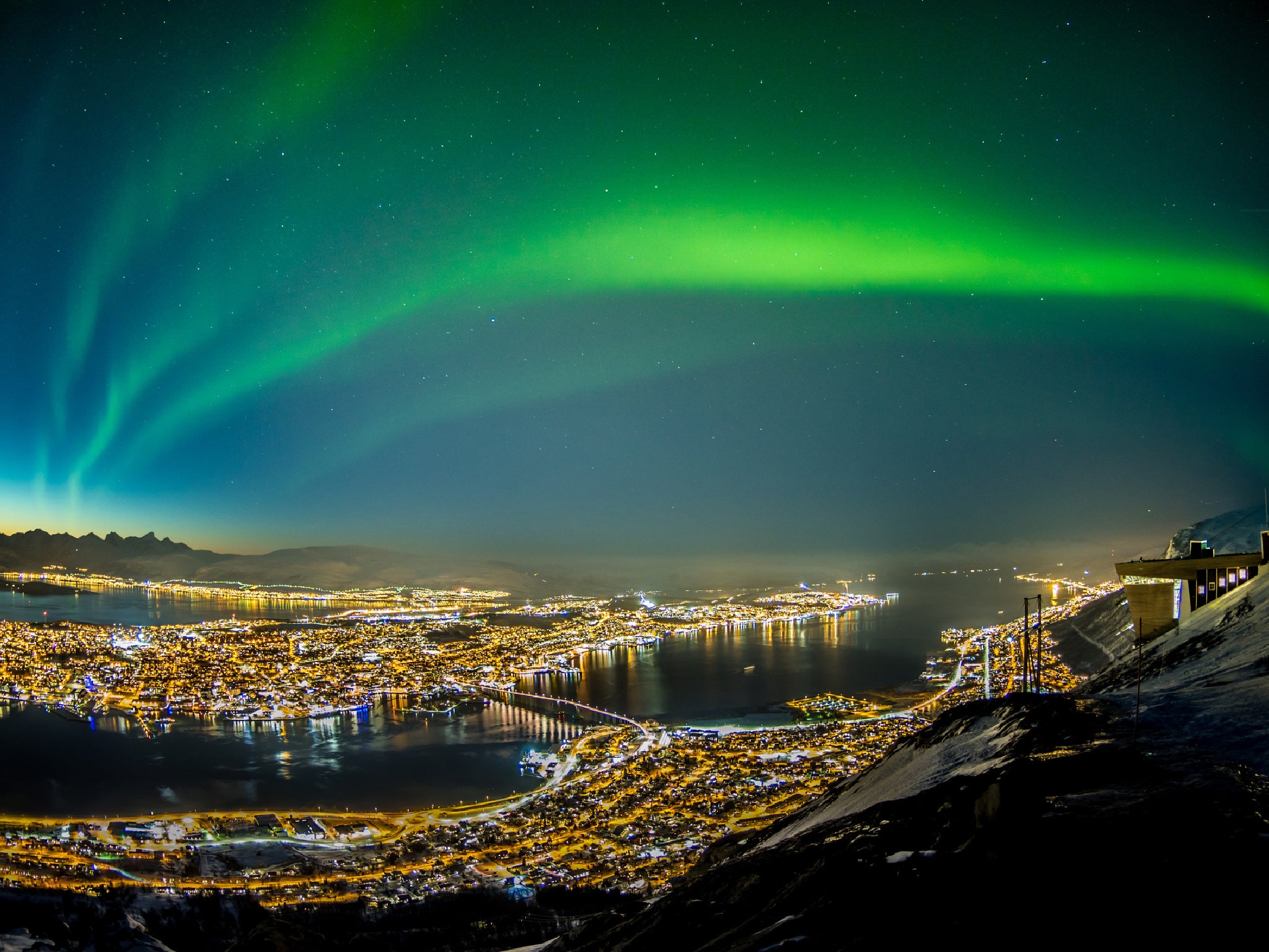 Cunard stops in Tromsø for two nights