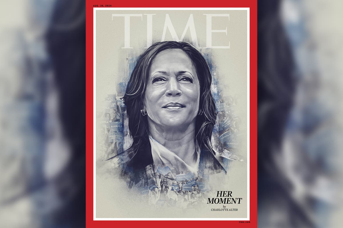 Time Magazine unveils a new cover: “Reintroducing Kamala Harris”