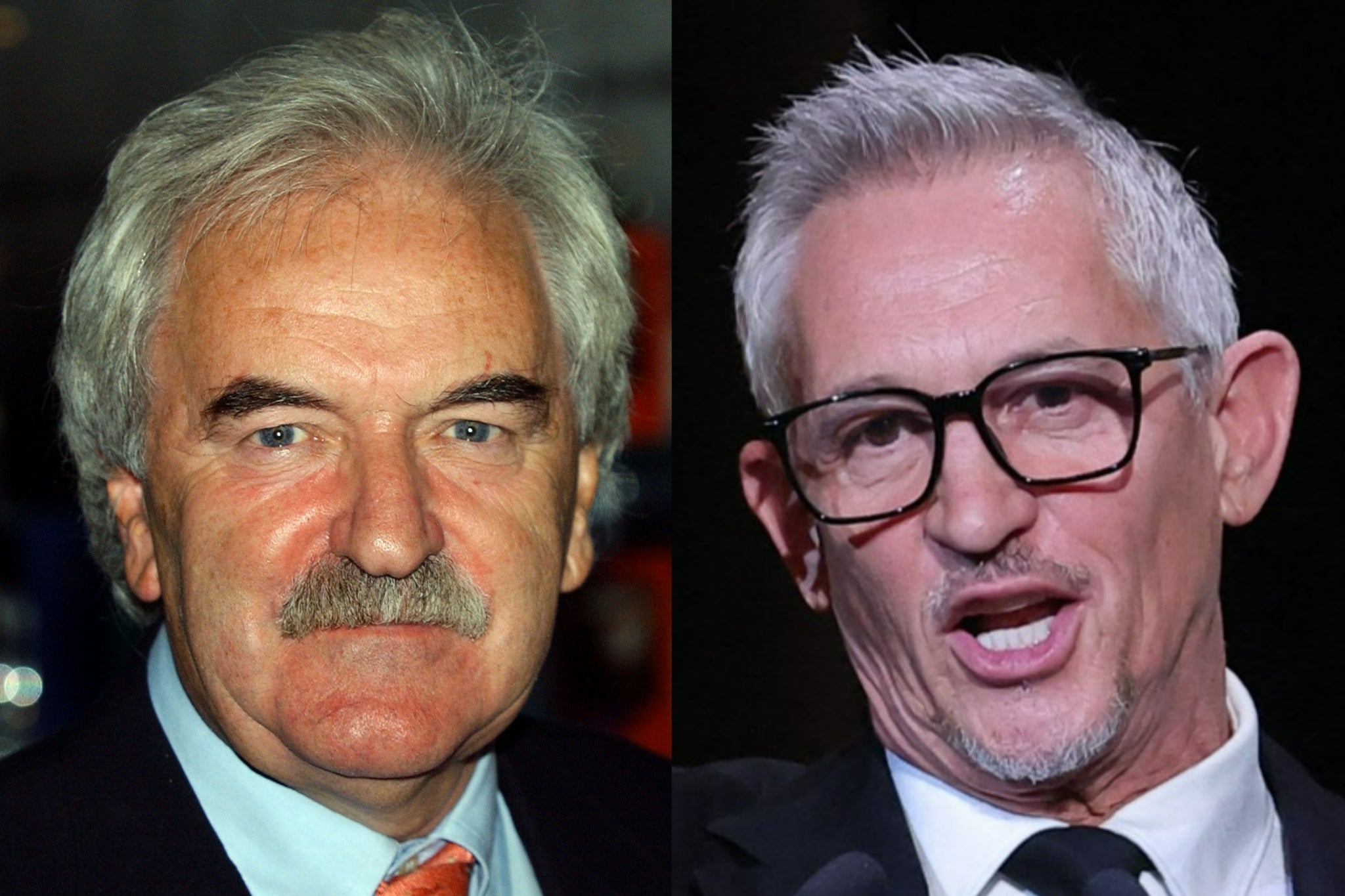 Des Lynam and Gary Lineker