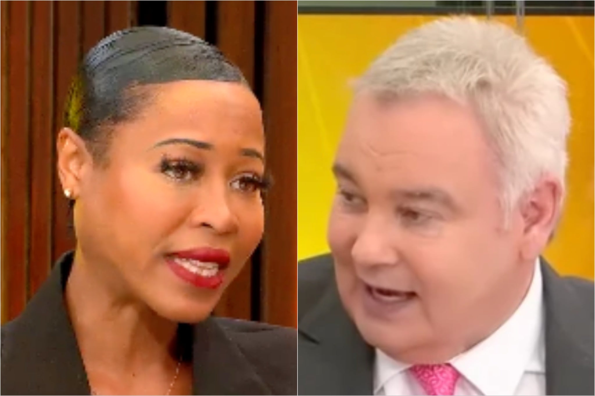 Eamonn Holmes demanded anti-racism activism Imarn Ayton to stop ‘lecturing’ him