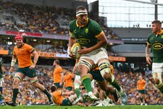 Springboks ring changes for second Rugby Championship clash with Australia