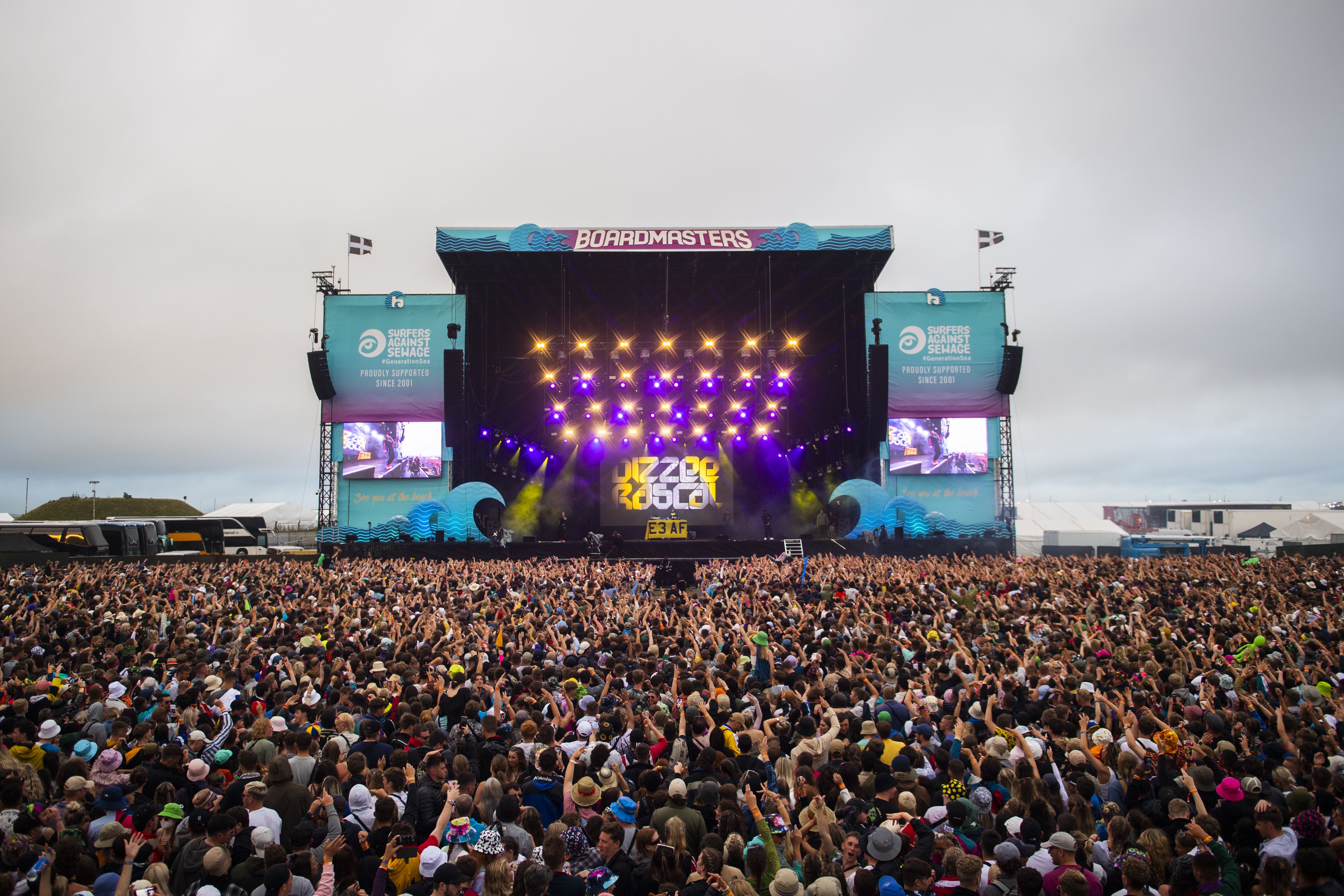 A crowd at a previous Boardmasters festival in Cornwall (Boardmasters/PA)