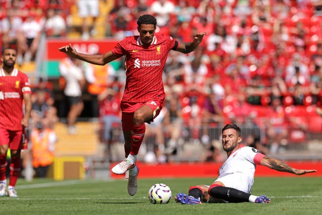 <p>Jarell Quansah will hope to play a key role for Liverpool this season </p>