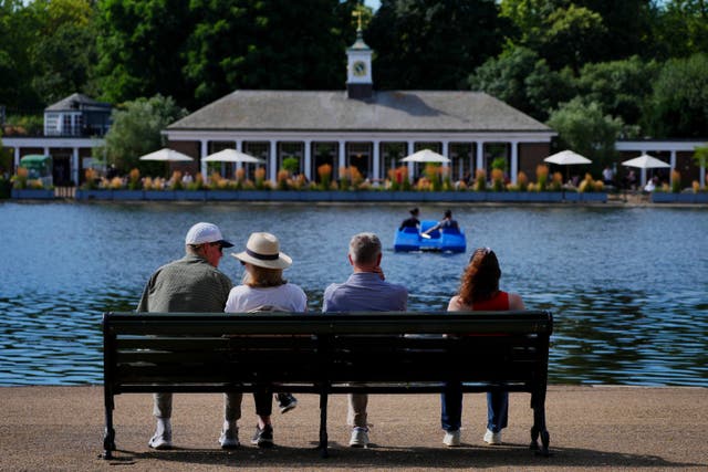 A mostly dry and clear weekend is expected (Jonathan Brady/PA)