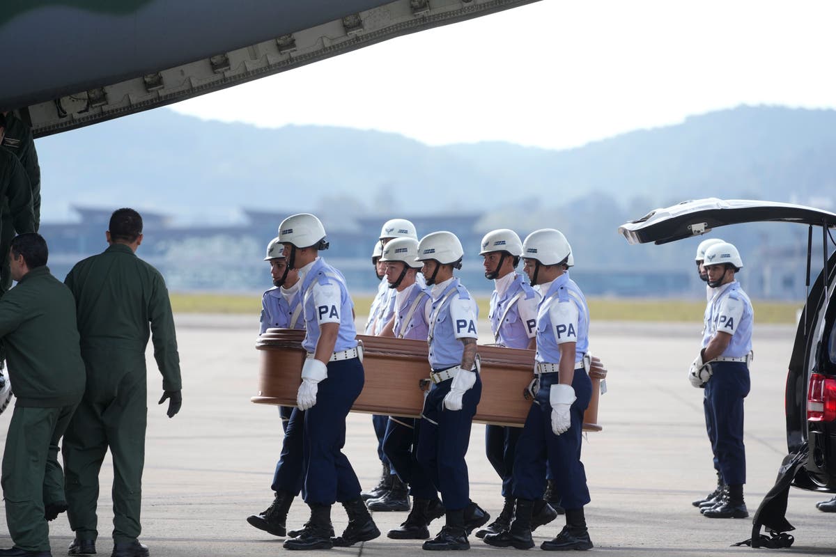 Brazil's air force flies the remains of 3 victims of last week's plane crash to their families