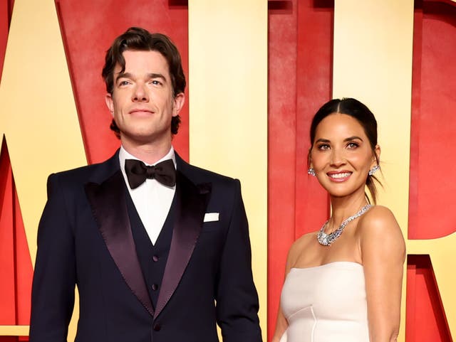 <p>John Mulaney says it’s ‘fun’ being married to Olivia Munn (Getty Images)</p>