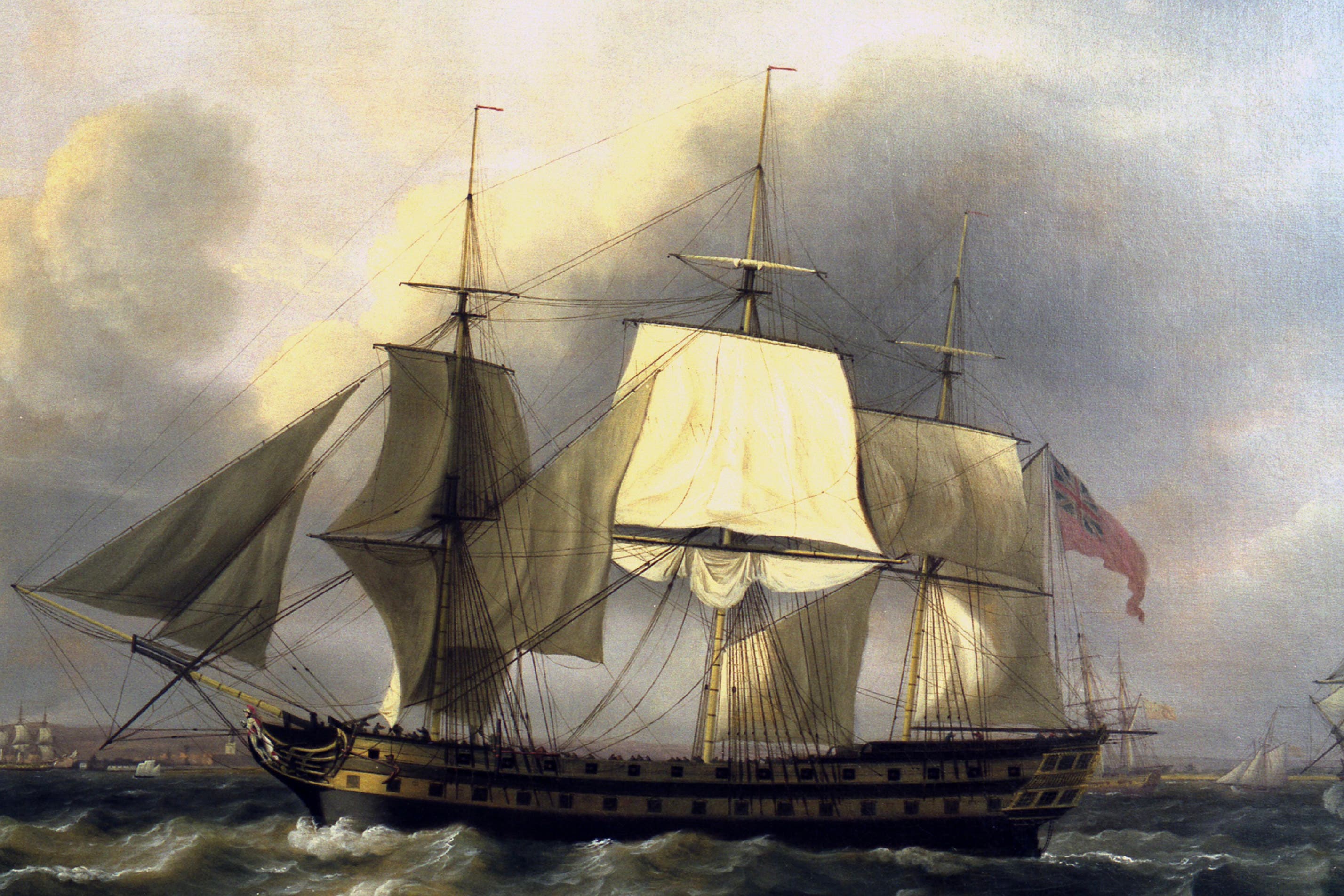 The Earl of Abergavenny ship (Portland Museum Trust/PA)