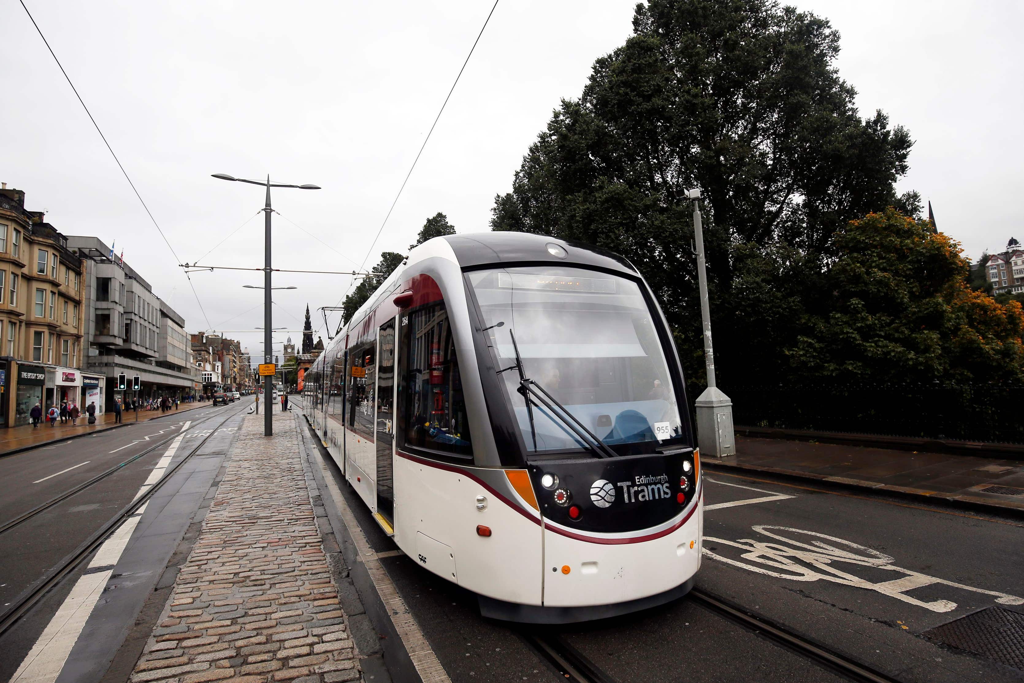 More than 90% of Unite members at Edinburgh Trams backed strike action (Danny Lawson/PA)