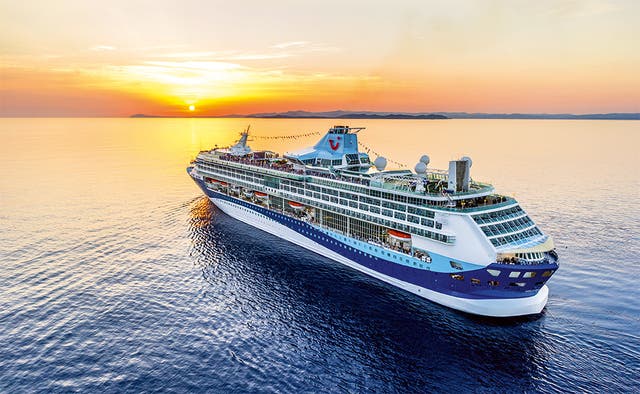 <p>On course: Cruises have sold extremely well for Tui</p>