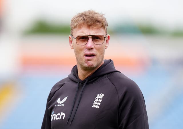 <p>The England coach during a nets session at Headingley, Leeds, in May </p>