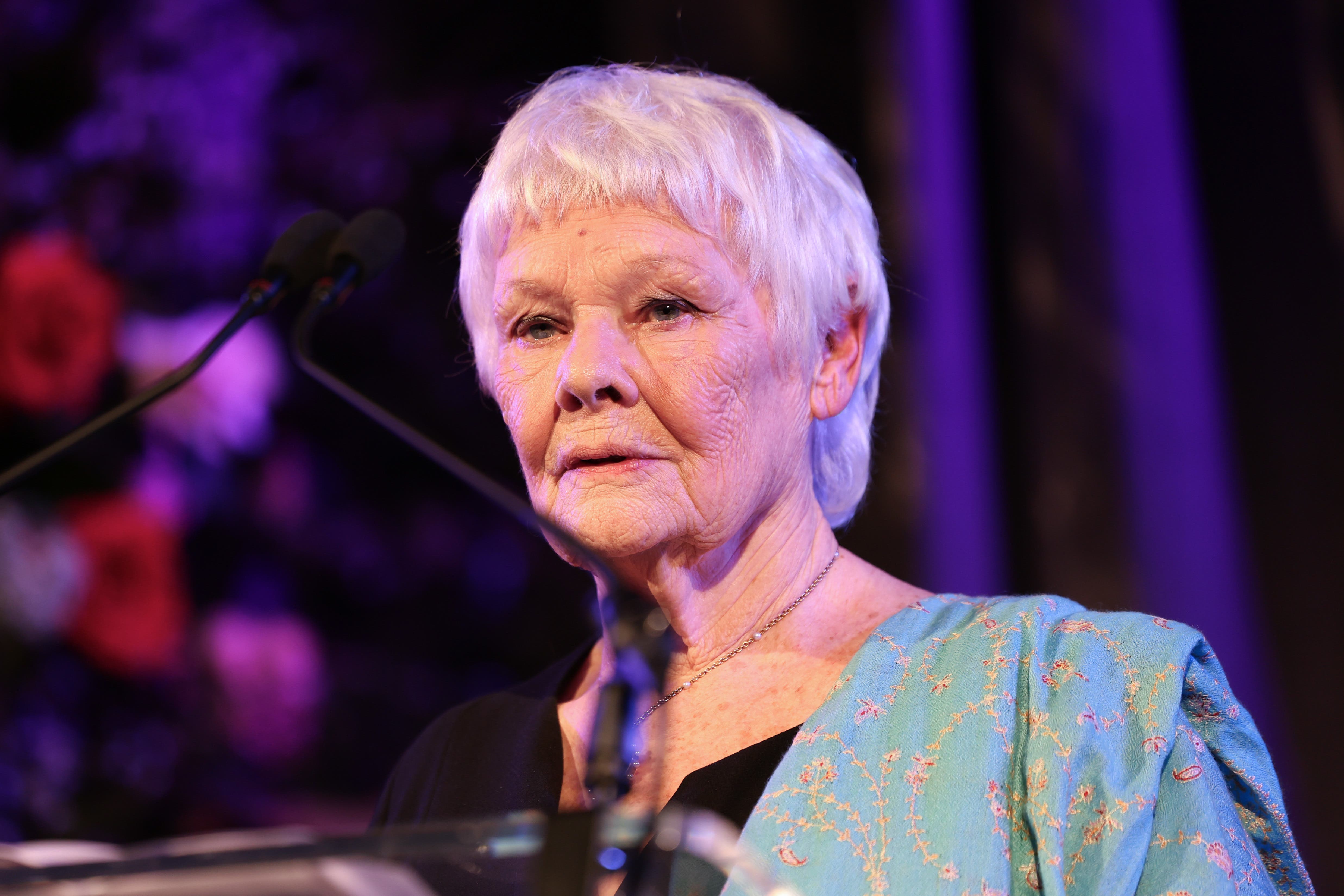 Judi Dench ficou horrorizada com um aviso de gatilho colocado antes de uma apresentação de 'Antônio e Cleópatra'