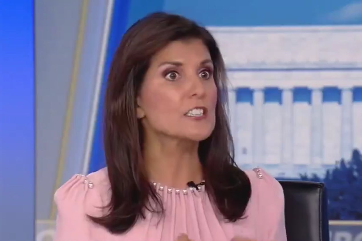 Former Republican presidential candidate Nikki Haley appears on Fox News on Tuesday 13 August 2024